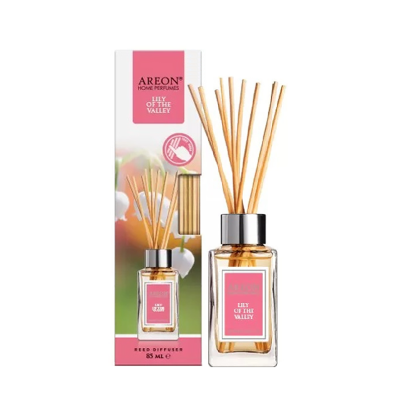 AREON Диффузор ароматический, ландыш / HOME PERFUME STICKS Lily of theValley 85 мл