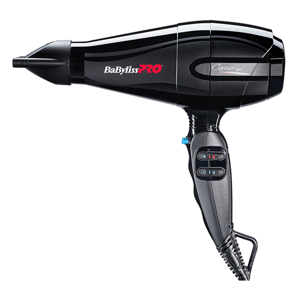 BABYLISS PRO Фен BaByliss Pro Caruso черный ионизация 2 насадки 2400 Вт 7685₽