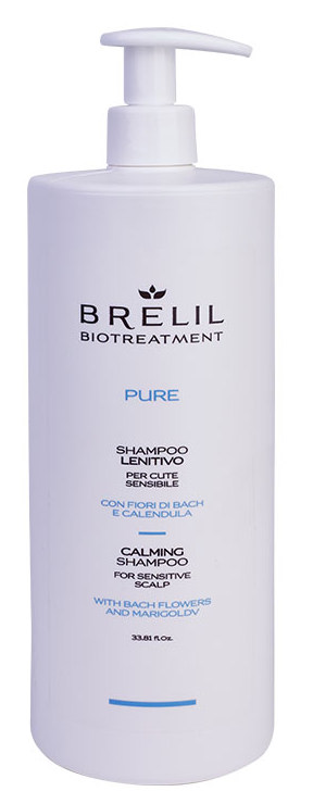 

BRELIL PROFESSIONAL Шампунь деликатный восстанавливающий для волос / BIOTREATMENT PURE SEBO CALMING Shampoo 1000 мл