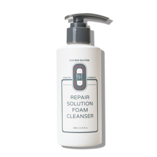 YU.R Пенка для лица очищающая / YU-R Repair Solution Foam Cleanser 200 мл holika holika пенка для лица очищающая камелия daily garden camellia moisture cleansing foam from tongyeong