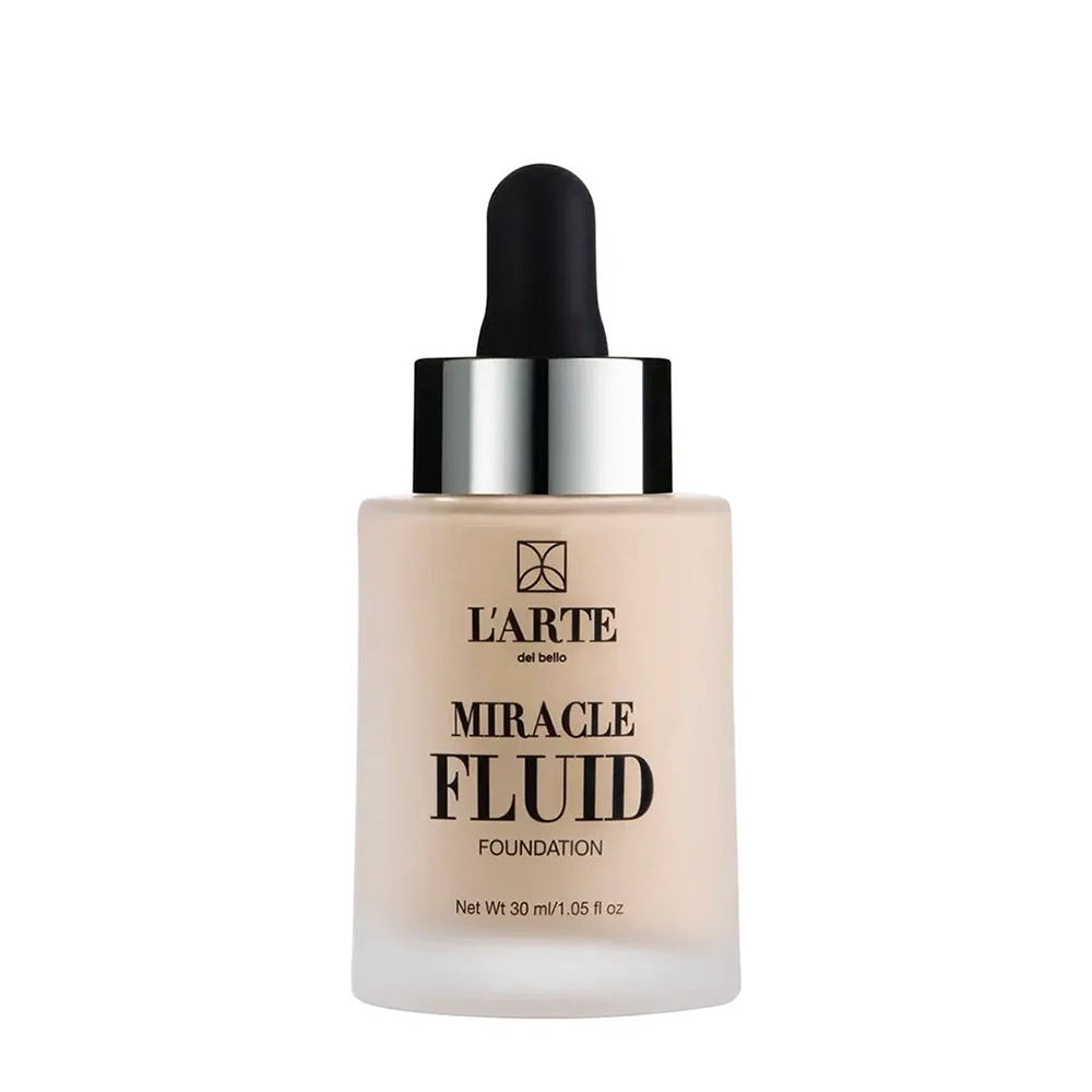 LARTE DEL BELLO Флюид тональный легкий, тон 1W / MIRACLE Fluid 30 гр