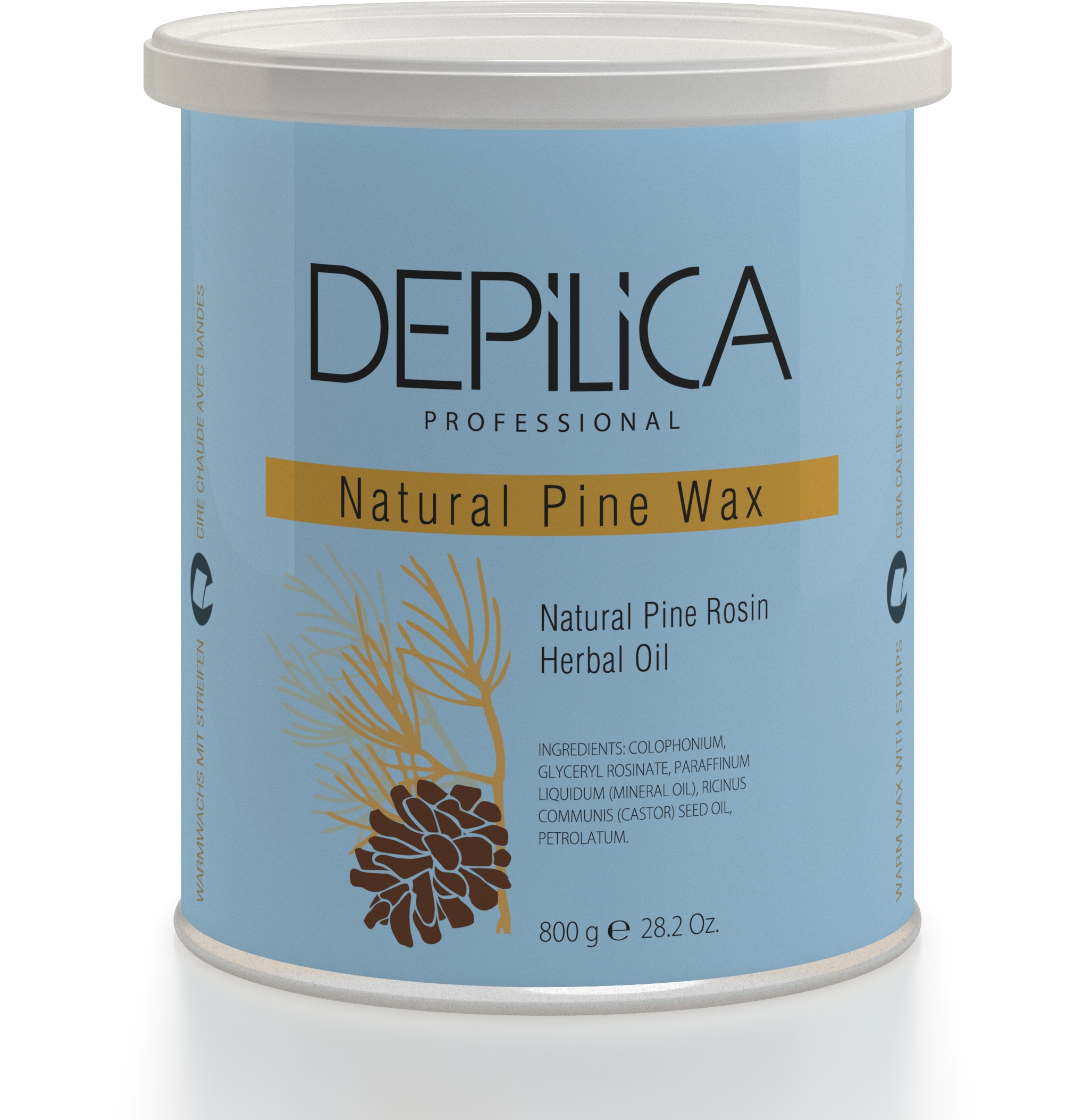 

DEPILICA PROFESSIONAL Воск теплый, натуральный сосновый / Natural Pine Warm Wax 800 г