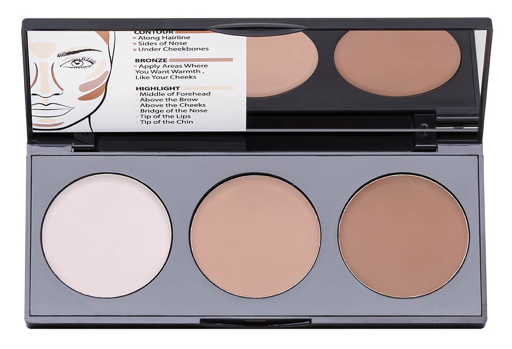 NOTE COSMETICS Палетка кремовая для контурирования лица 01 / PERFECTING CONTOURING CREAM PALETTE 3*5 г от Галерея Косметики