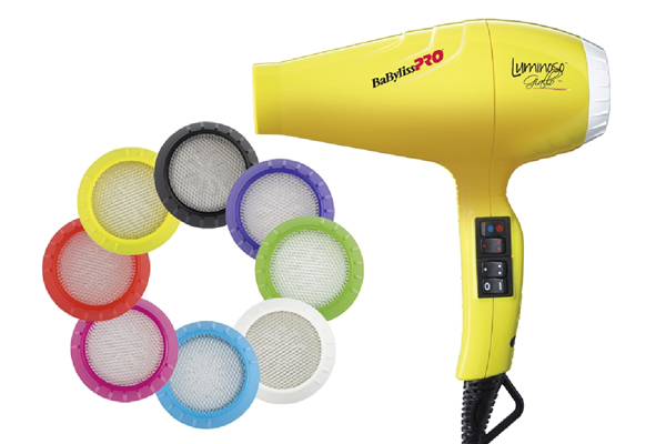 BABYLISS Фен Bab Luminoso Giallo ionic 2100W BAB6350IYE