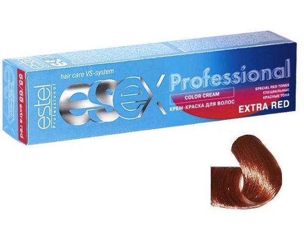 

ESTEL PROFESSIONAL 77/43 краска для волос, эффектная румба / ESSEX Extra Red 60 мл, Красный и фиолетовый