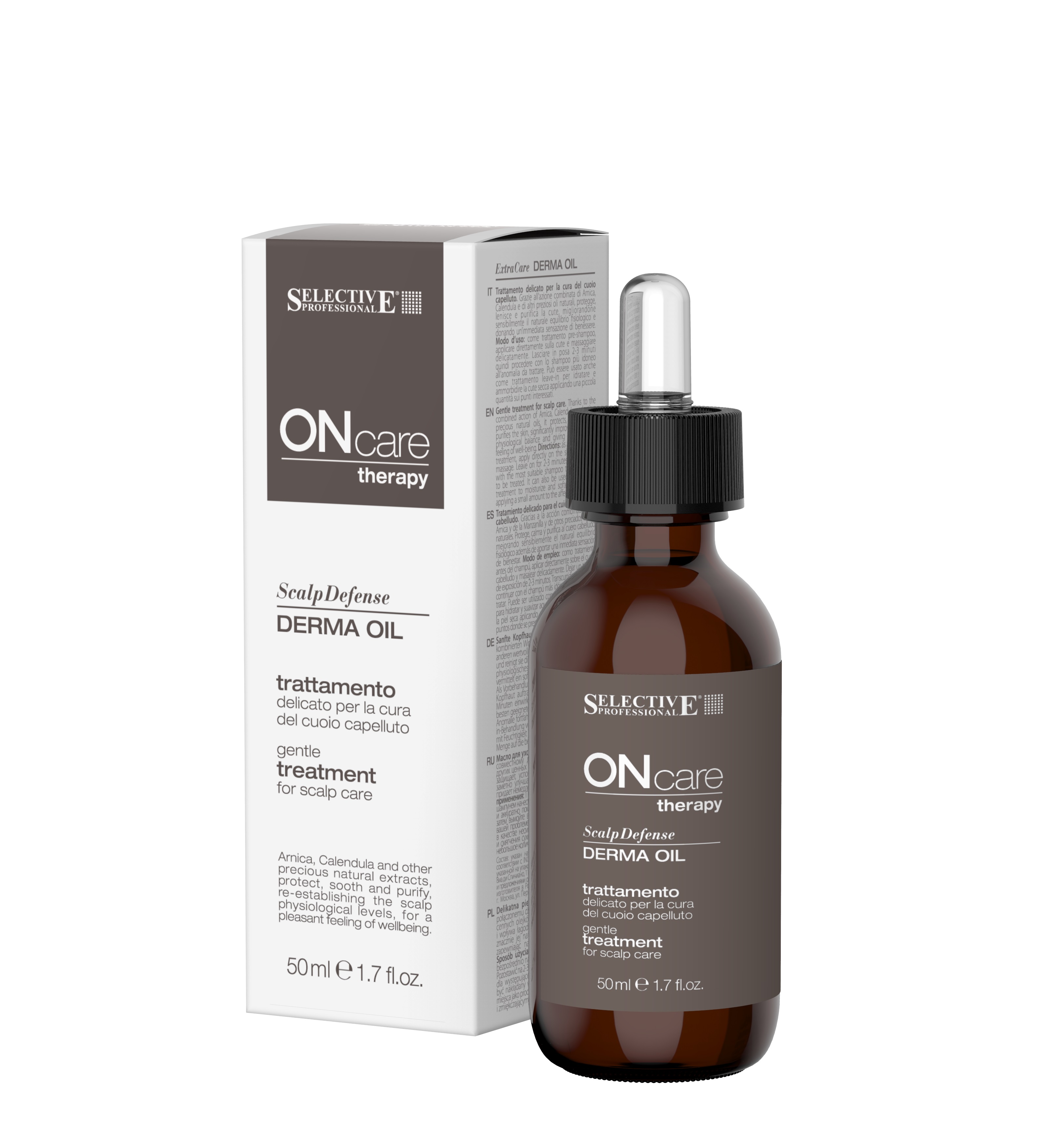 

SELECTIVE PROFESSIONAL Масло для ухода за кожей головы / ONC Scalp Defense DERMA OIL 50 мл