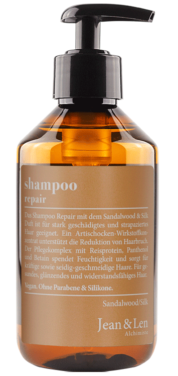 

JEAN & LEN Шампунь восстанавливающий с ароматом сандалового дерева и шелка / ALCHIMISTE SHAMPOO SANDALWOOD & SILK 300 мл