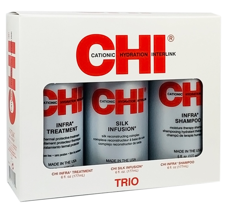 

CHI Набор подарочный для ежедневного ухода за волосами / CHI INFRA TRIO KIT