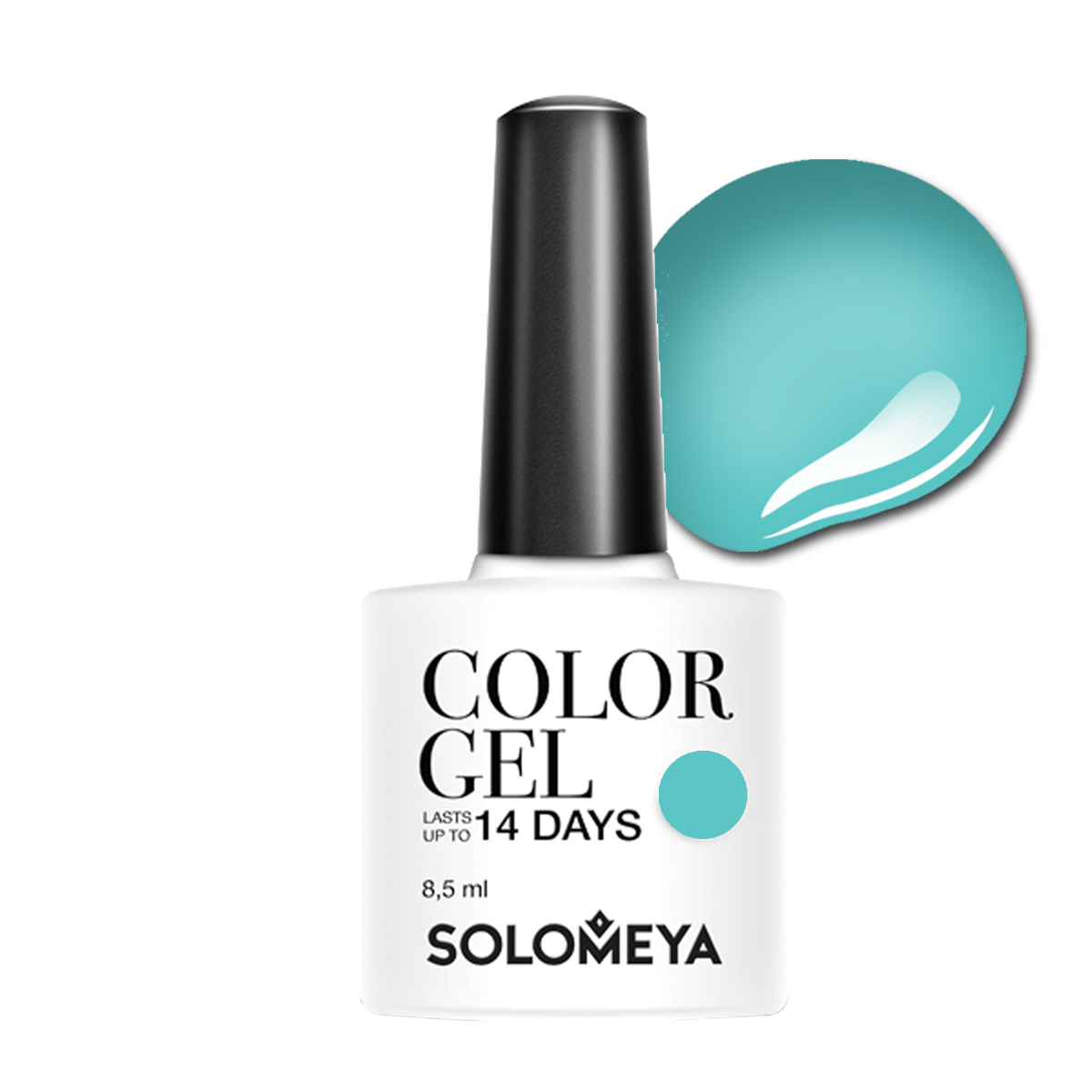 

SOLOMEYA Гель-лак для ногтей SCG080 Свежая мята / Color Gel Fresh Mint 8,5 мл, Зеленые