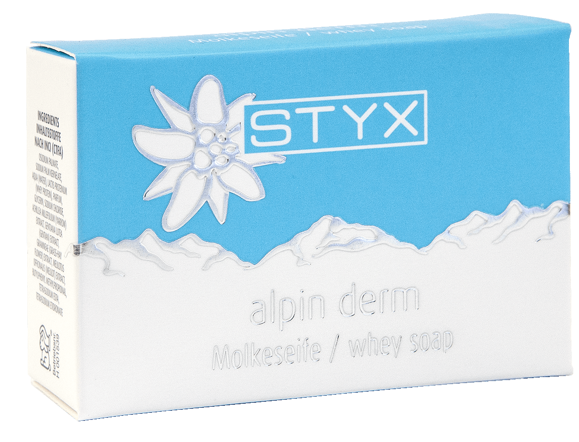 

STYX NATURCOSMETIC Мыло туалетное с молочной сывороткой / ALPIN DERM with Edelweiss 100 г