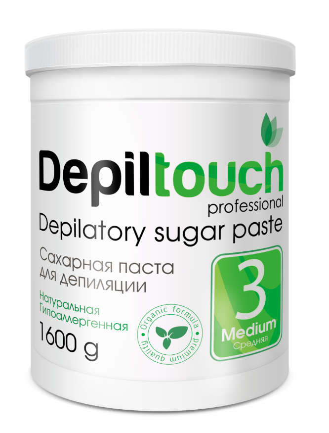 

DEPILTOUCH PROFESSIONAL Паста сахарная средняя / Depiltouch professional 1600 г