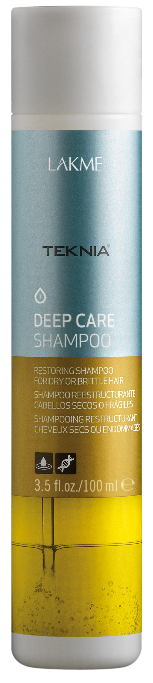 

LAKME Шампунь восстанавливающий для сухих или поврежденных волос / DEEP CARE SHAMPOO 100 мл