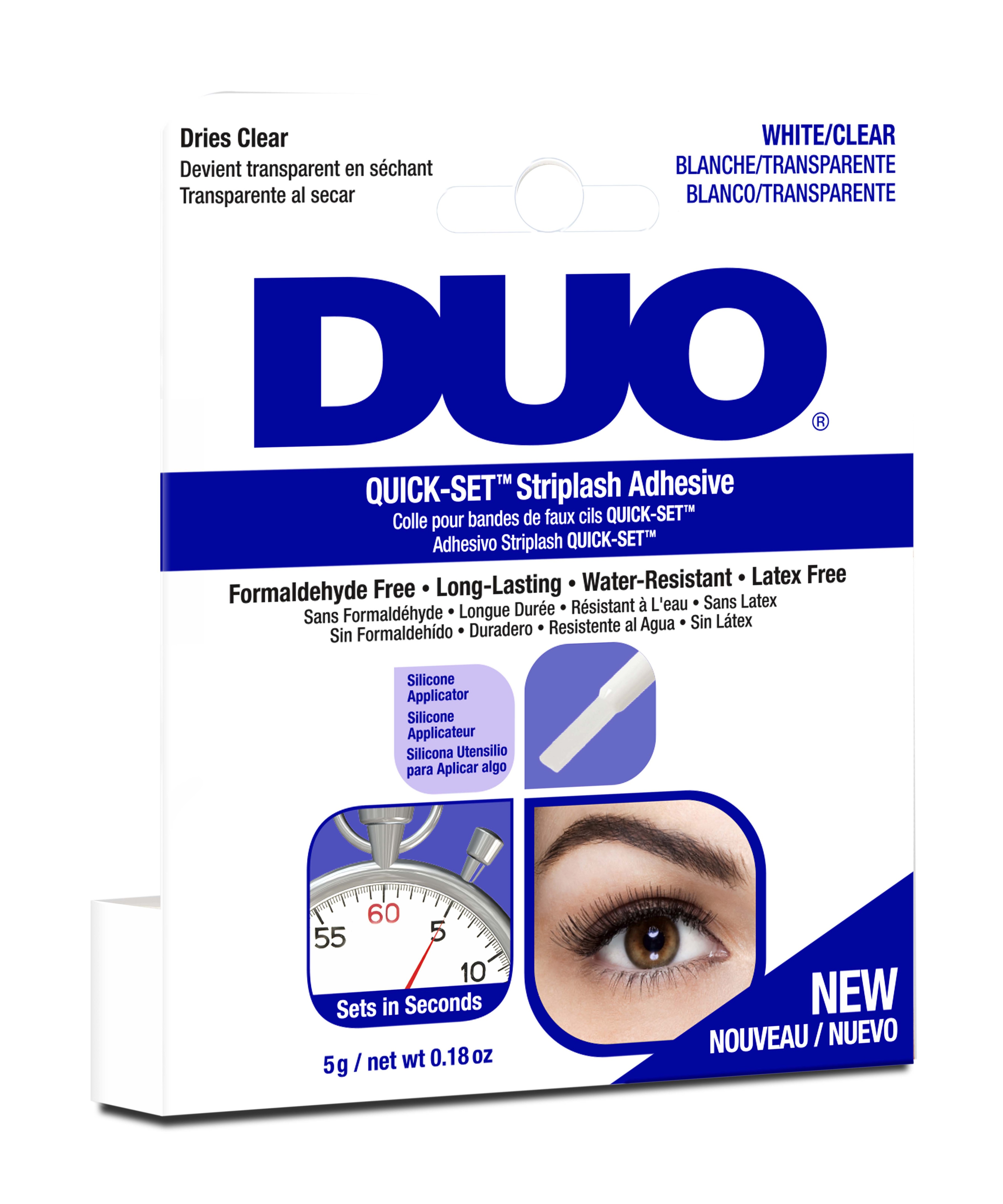 DUO Клей для накладных ресниц, быстрая фиксация, прозрачный / Duo quick-set Striplash Adhesive Clear 5 г от Галерея Косметики