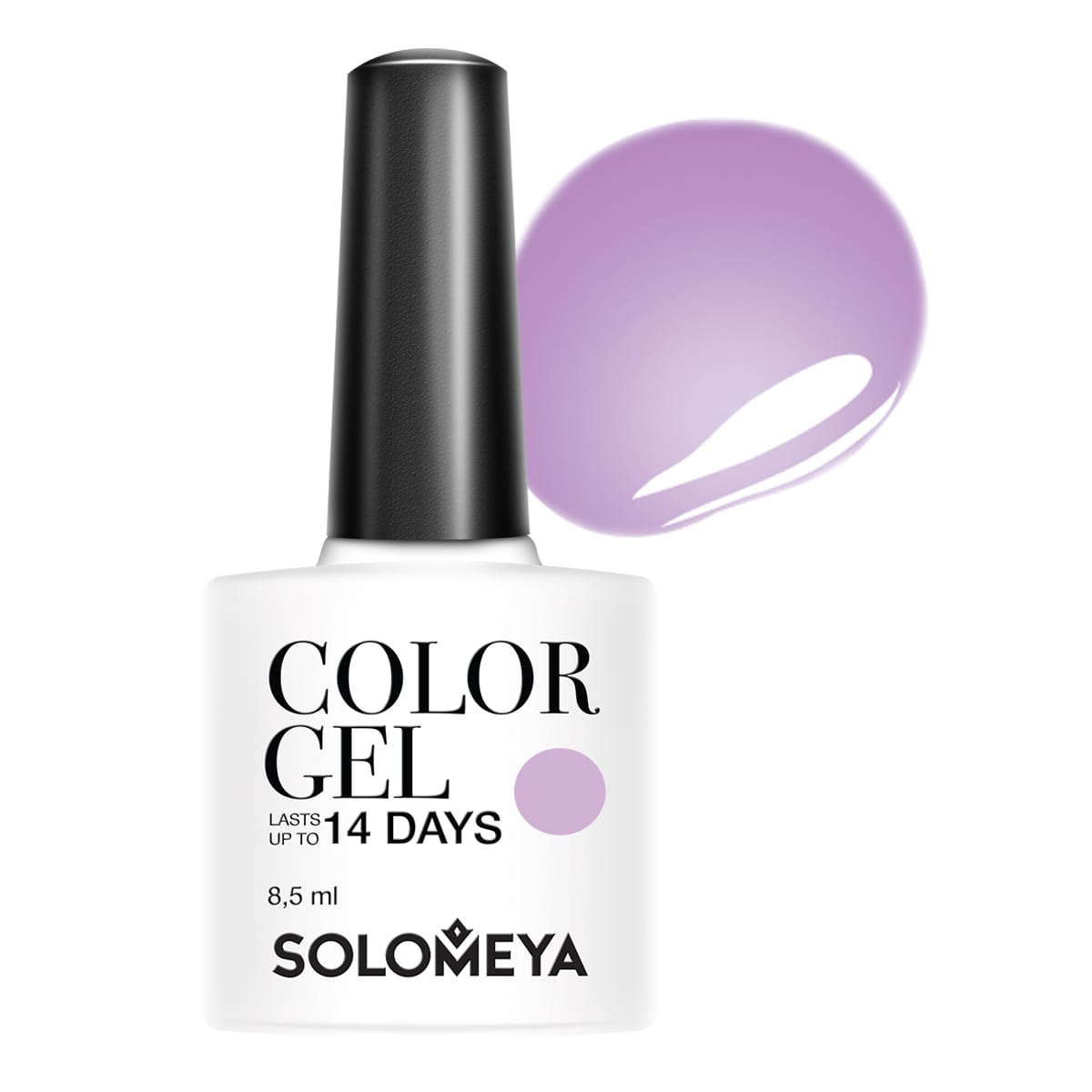 

SOLOMEYA Гель-лак для ногтей SCGT016 Расслабься / Color Gel Relax 8,5 мл, Фиолетовые