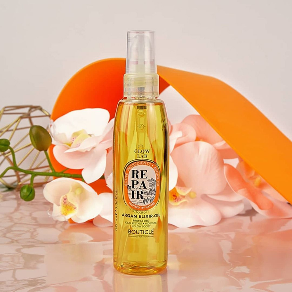 Bouticle Glow Lab Argan Repair Elixir Oil Эликсир 100 мл