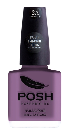 

POSH 2A лак для ногтей Фэн-шуй 15 мл, Фиолетовые