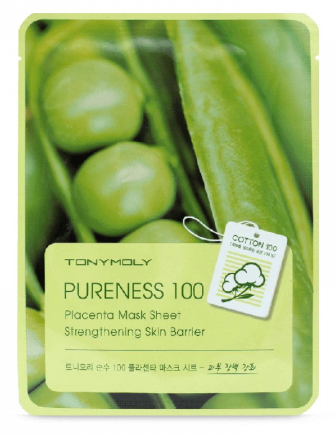 

TONY MOLY Маска с плацентой для лица / Pureness 100 Placenta Mask Sheet 21 мл