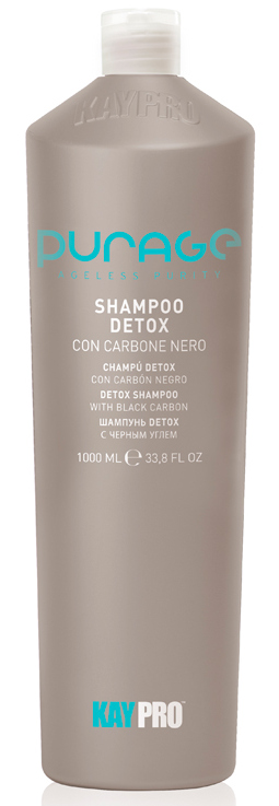 

KAYPRO Шампунь детокс на основе черного угля / DETOX SHAMPOO BLACK CARBON 1000 мл