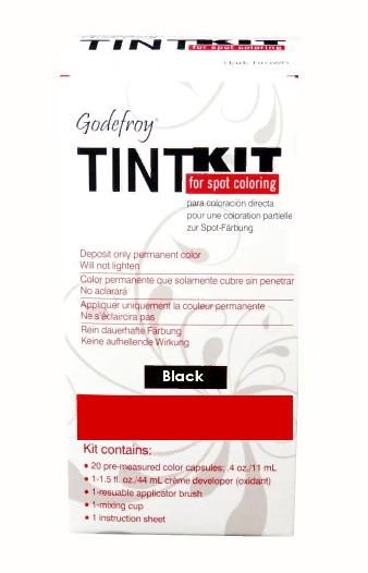 

GODEFROY Краска-хна в капсулах для бровей с эффектом татуажа, черный / TINT KIT Black 80 шт