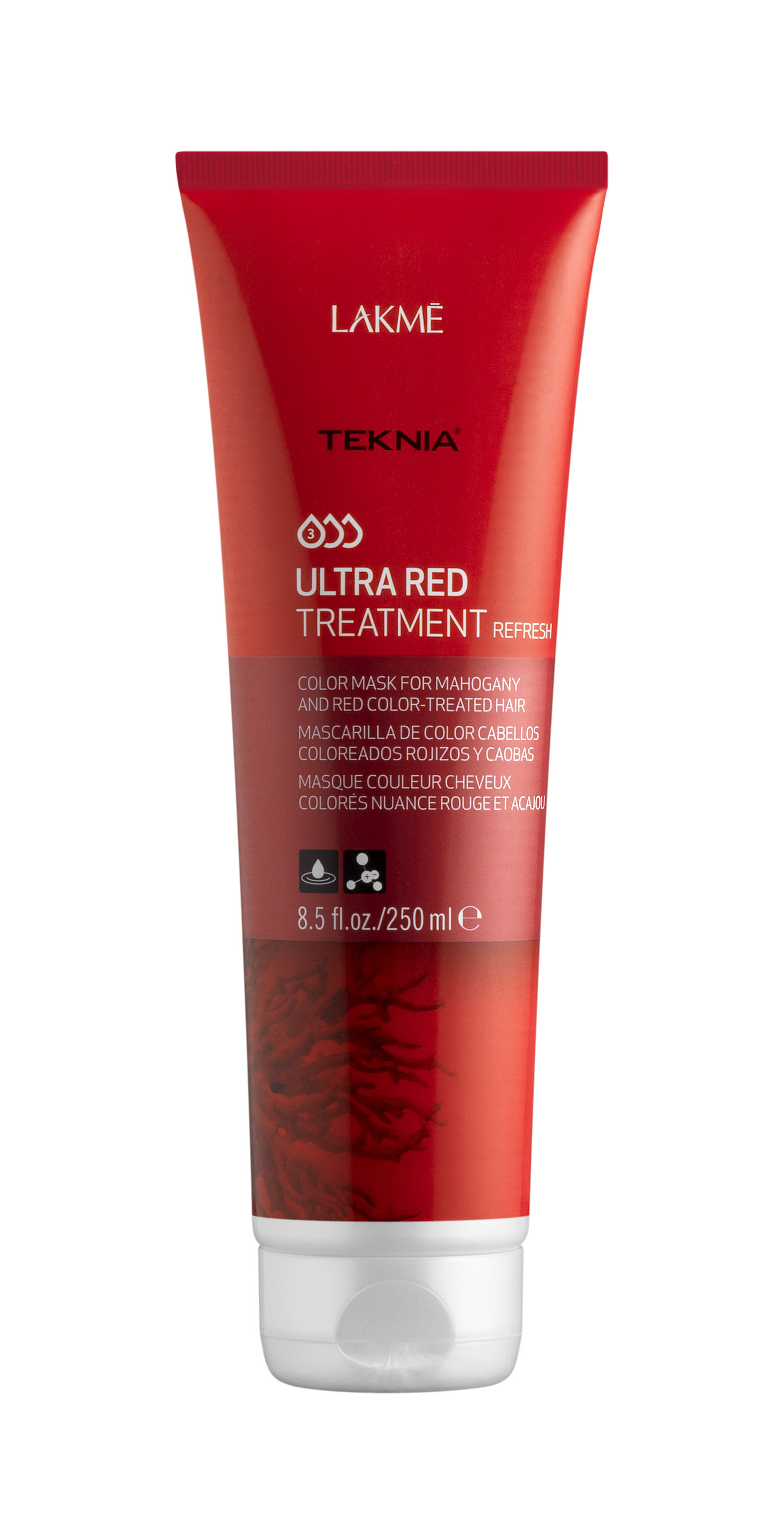 

LAKME Средство для поддержания оттенка окрашенных волос, красный / ULTRA RED TREATMENT 250 мл