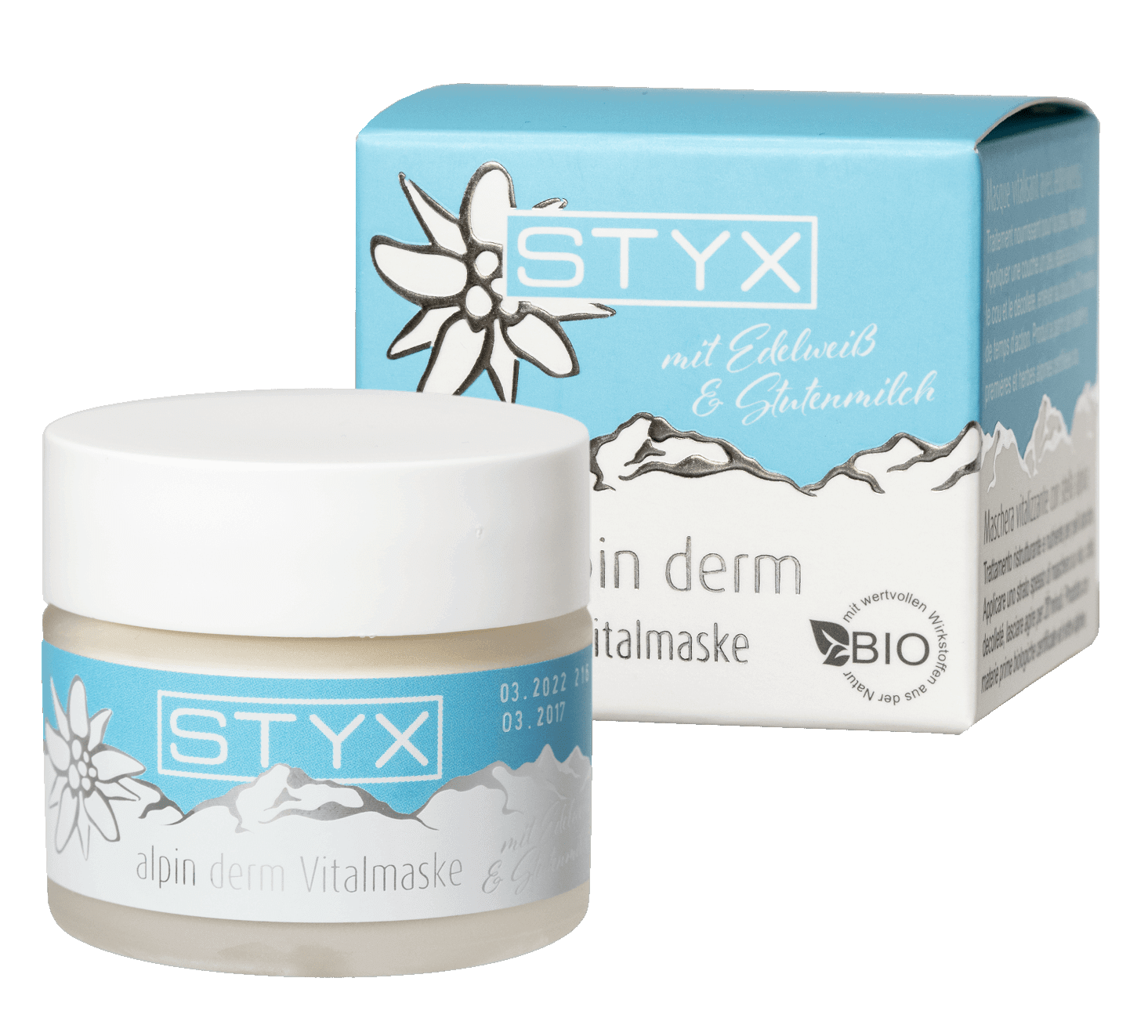 

STYX NATURCOSMETIC Био-маска для лица Ревитализация / ALPIN DERM with Edelweiss 50 мл