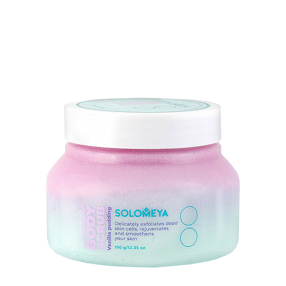 

SOLOMEYA Скраб солевой для тела Ванильный пудинг / Unicorn salt body scrub Vanilla pudding 320 гр