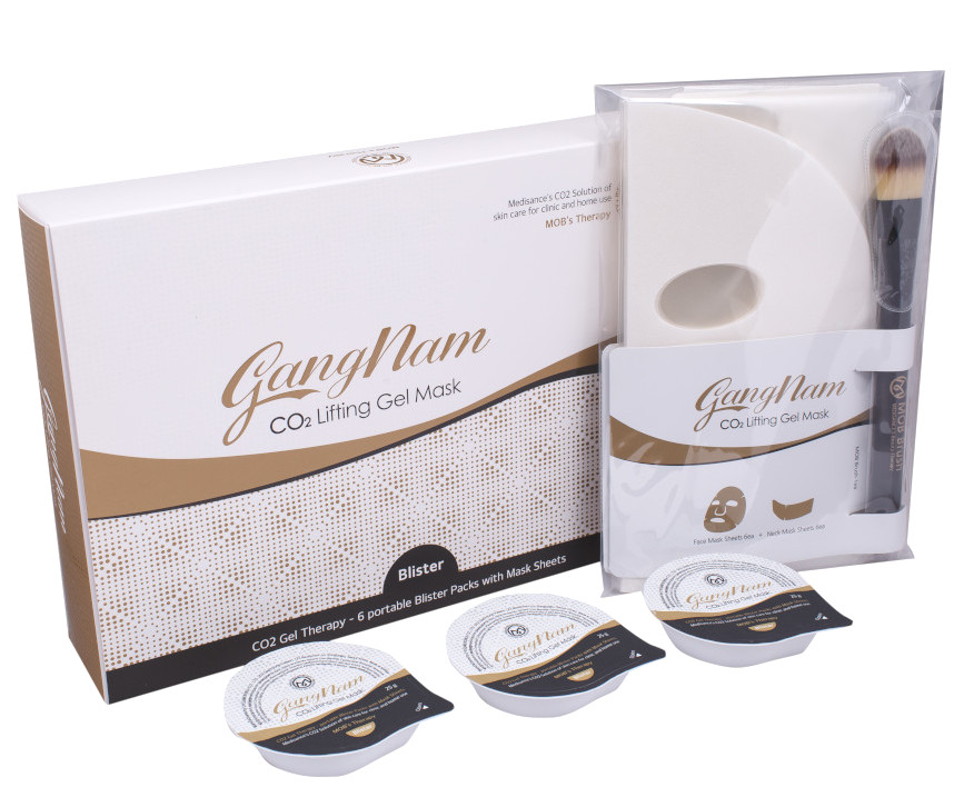 

GANGNAM Набор для карбокситерапии, 6 процедур / CO2 Lifting Gel Mask 150 г