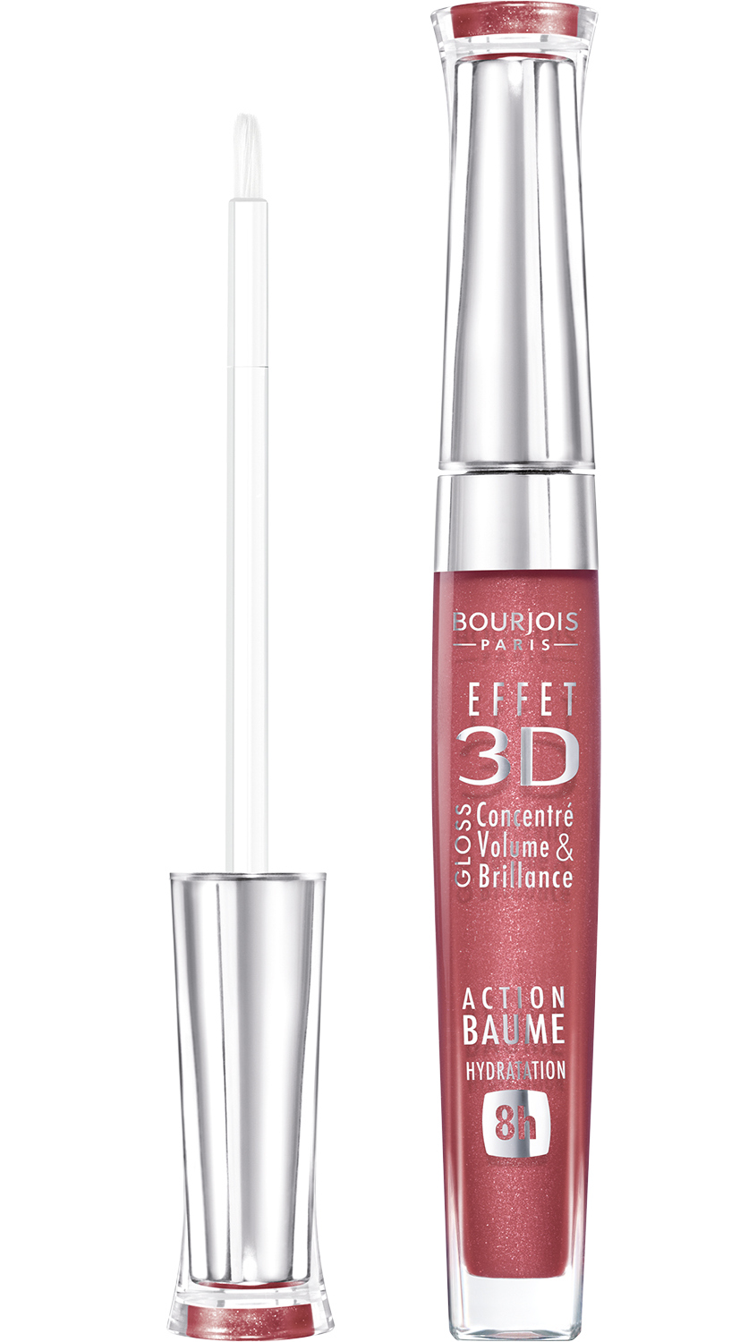 

BOURJOIS Блеск для губ 03 / Effet 3D New brun rose academic