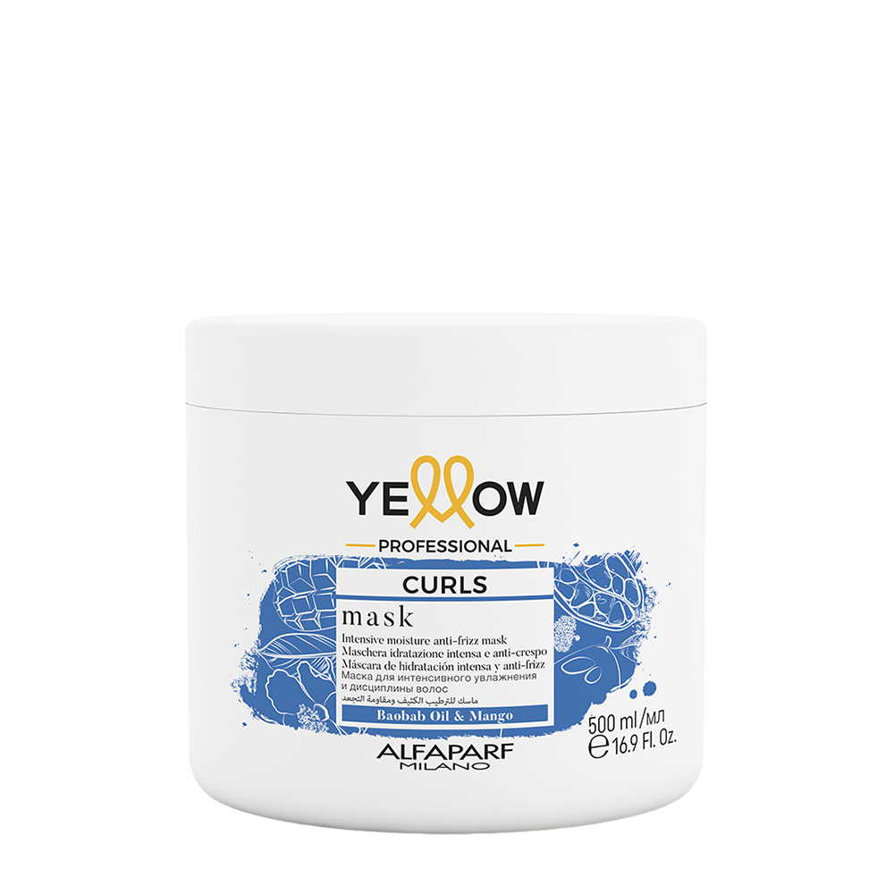 YELLOW Маска для интенсивного увлажнения вьющихся и кудрявых волос / YELLOW CURLS MASK 500 мл