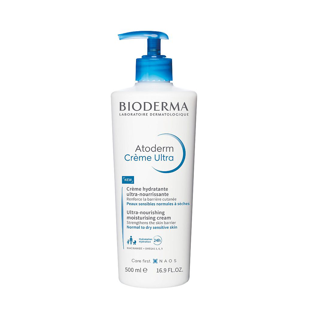 BIODERMA Крем для тела атодерм Ультра с помпой 500 мл