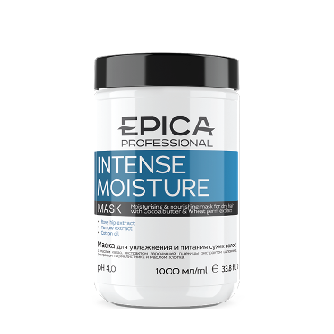 EPICA PROFESSIONAL Маска для увлажнения и питания сухих волос / Intense Moisture 1000 мл