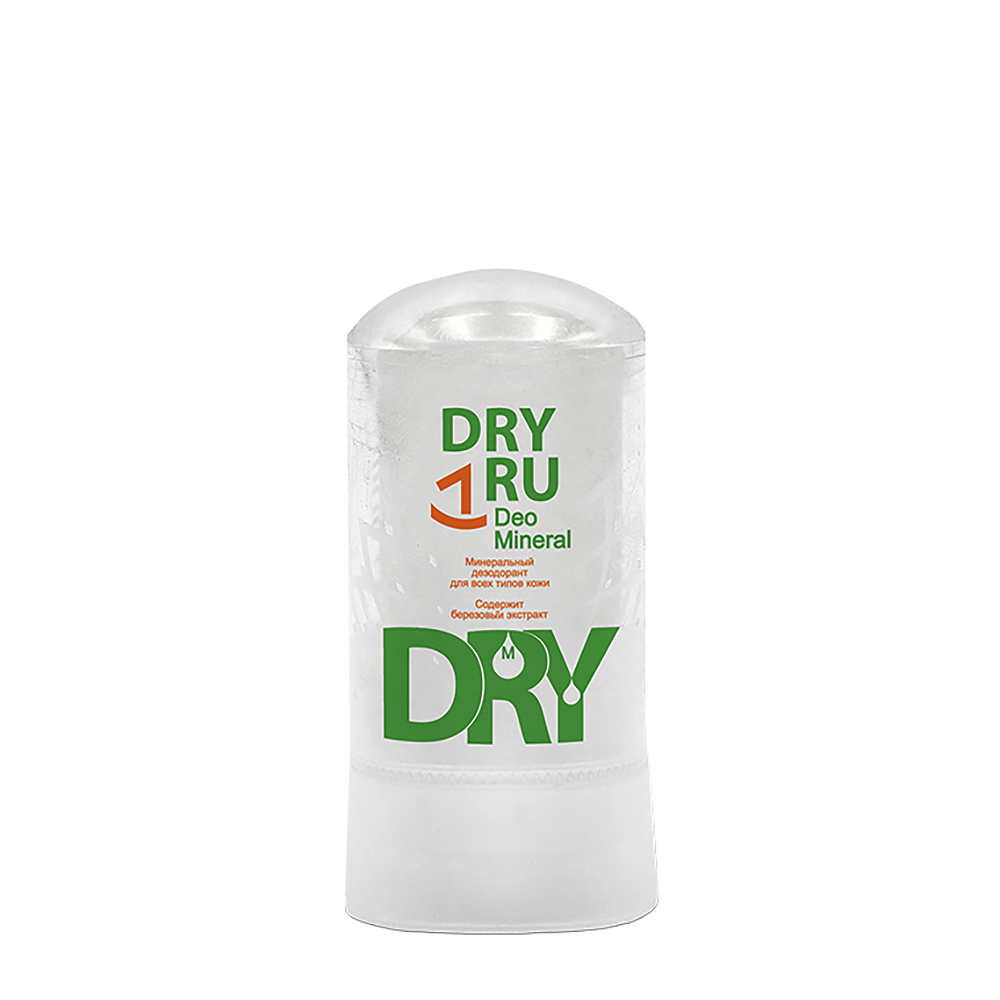 DRY RU Дезодорант минеральный для всех типов кожи Dry Ru Deo Mineral 60 гр 550₽