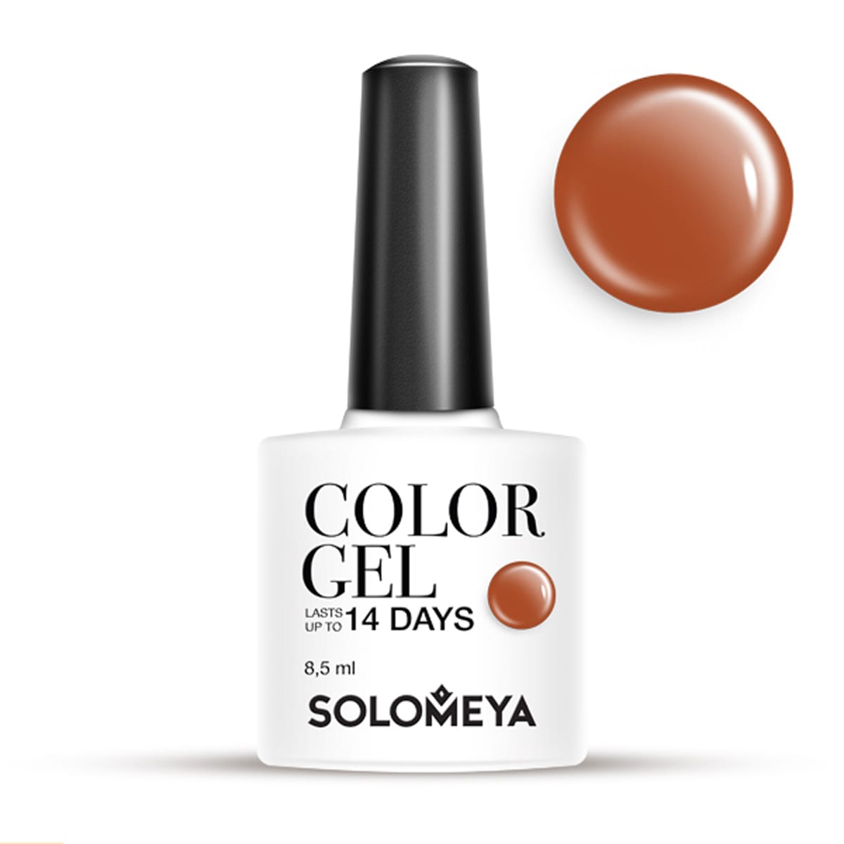 

SOLOMEYA Гель-лак для ногтей SCG054 Айриш / Color Gel Irish 8,5 мл, Коричневые