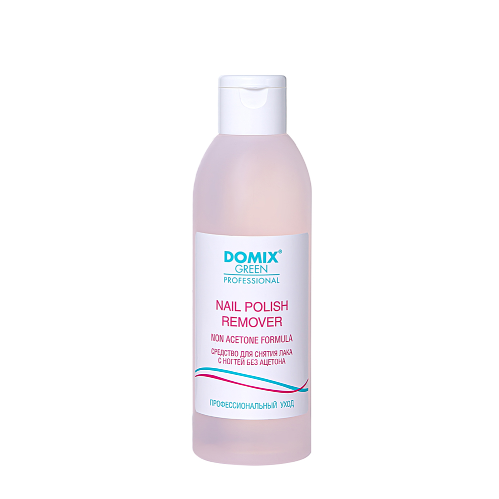 DOMIX Средство без ацетона для снятия лака с ногтей / Nail Polish Remover non Acetone Formula DGP 200 мл