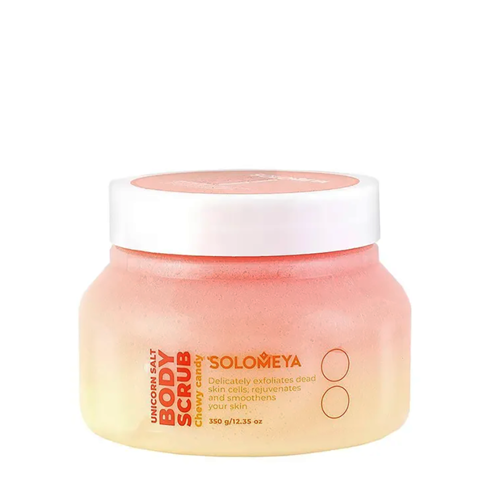 

SOLOMEYA Скраб солевой для тела Мармелад / Unicorn salt body scrub Chewy candy 320 гр