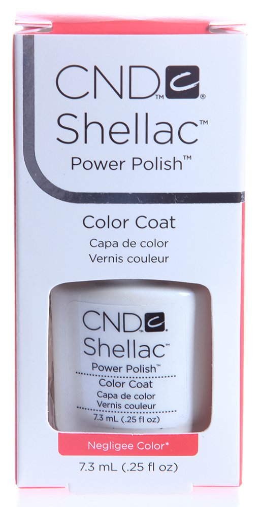 

CND 002 покрытие гелевое / Negligee SHELLAC 7,3 мл, Белые