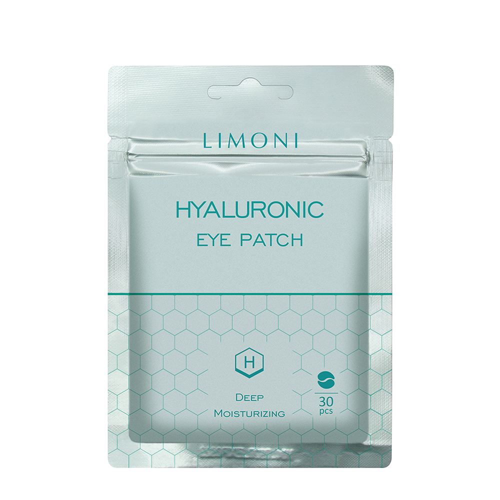 LIMONI Патчи для век увлажняющие с гиалуроновой кислотой Hyaluronic Eye Patch 30 шт 305₽