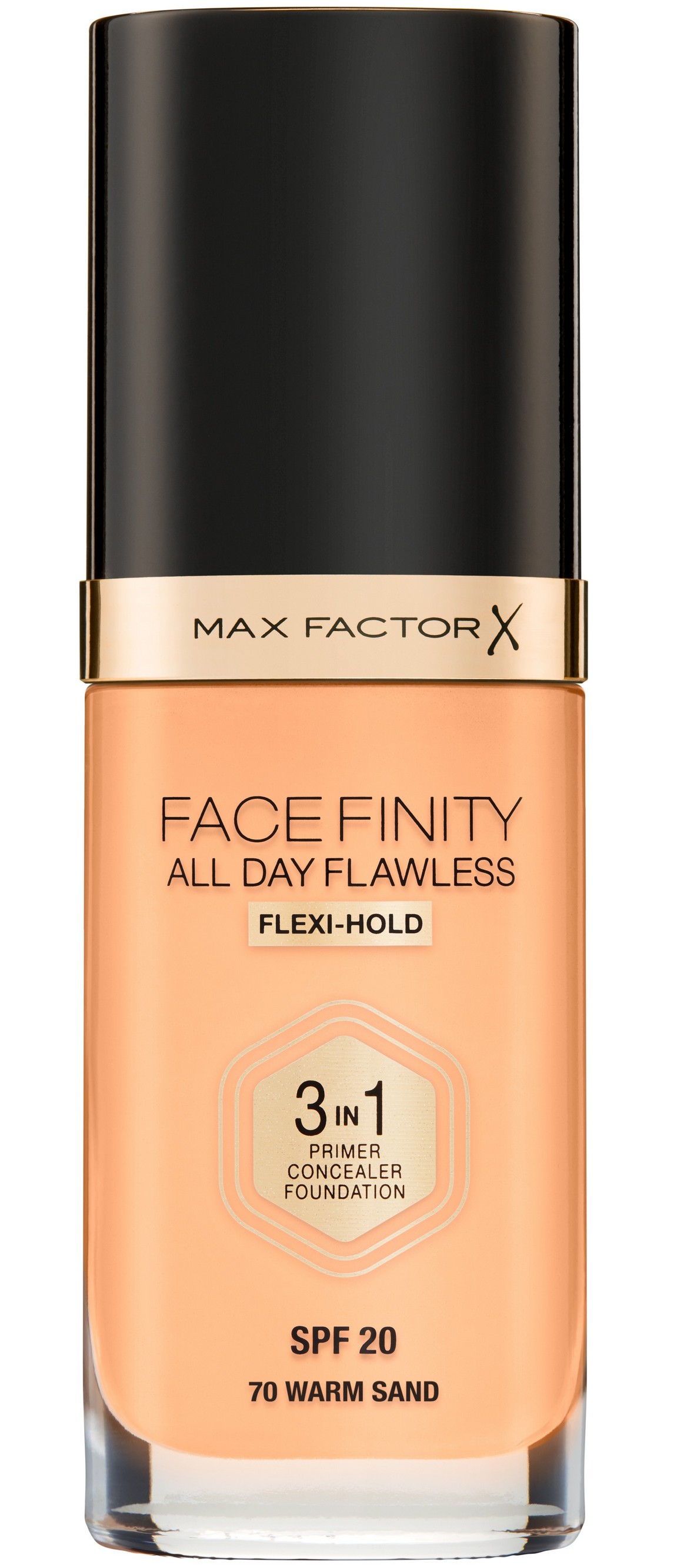 

MAX FACTOR Основа тональная 70 / Facefinity All Day Flawless 3-in-1 warm sand 30 мл