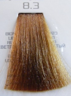 

HAIR COMPANY 8.3 краска для волос / HAIR LIGHT CREMA COLORANTE 100 мл, Золотистый и медный