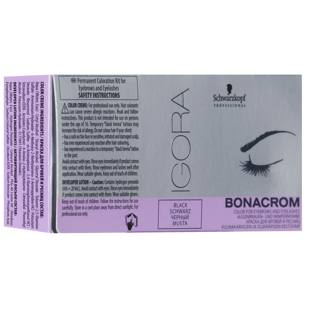 Bonacrom schwarzkopf краска. Краска для бровей и ресниц коричневый Igora Bonacrom 15 мл. Schwarzkopf Igora Bonacrom краска для бровей.