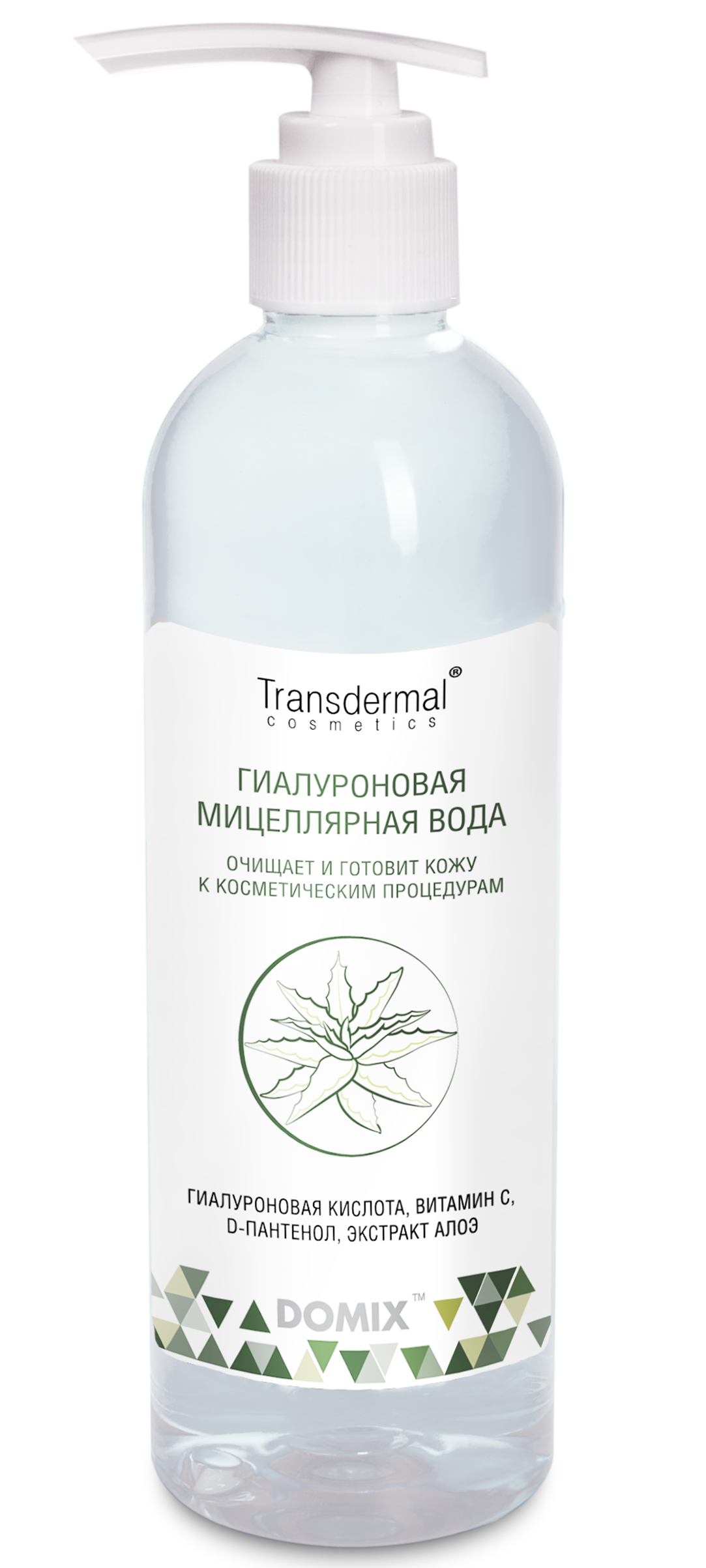 

DOMIX Вода мицеллярная гиалуроновая / Transdermal Cosmetics 250 мл