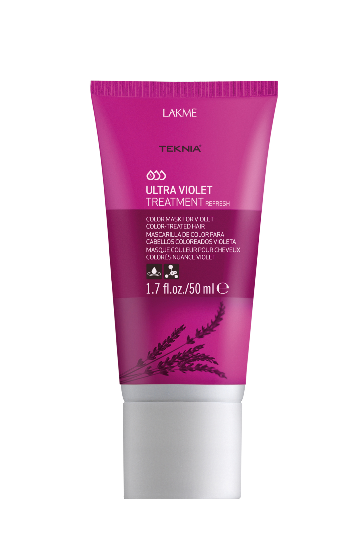 

LAKME Средство для поддержания оттенка окрашенных волос, фиолетовый / ULTRA VIOLET TREATMENT 50 мл, Красный и фиолетовый