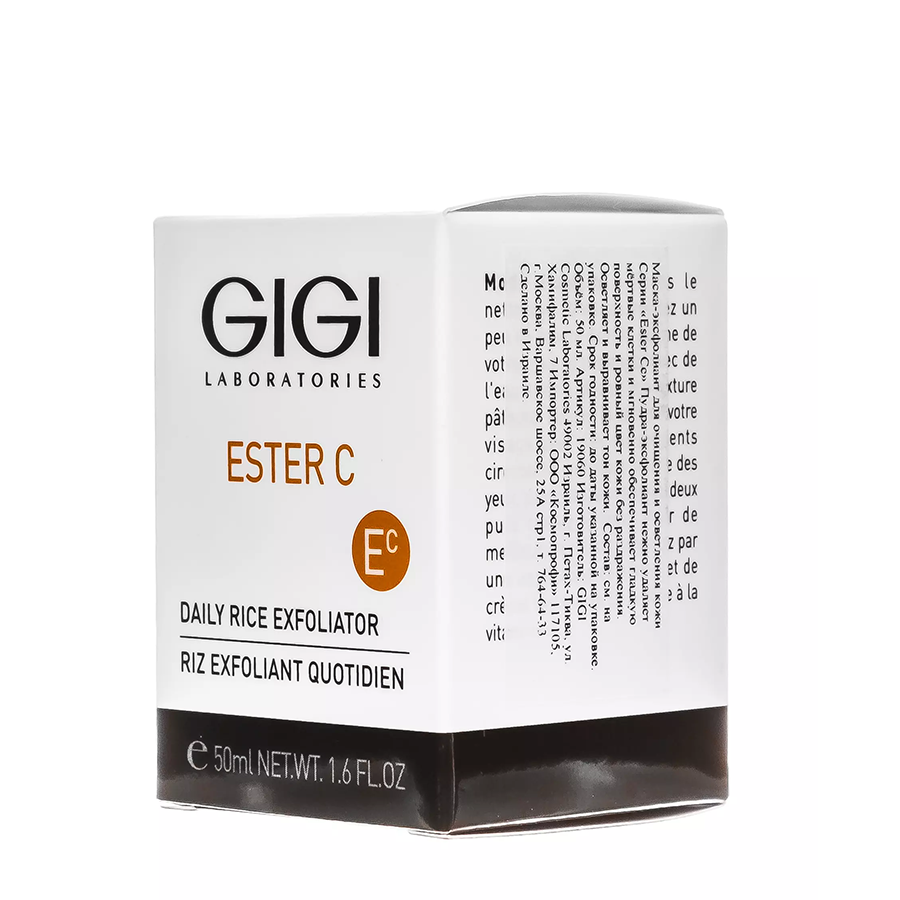 GIGI Эксфолиант для очищения и микрошлифовки кожи / ESTER C Daily RICE  Exfoliator 50 мл купить в интернет-магазине косметики