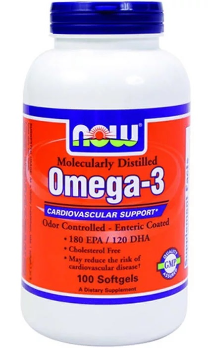 

NOW FOODS Добавка биологически активная к пище Омега-3 / OMEGA-3 1000 мг 100 капсул