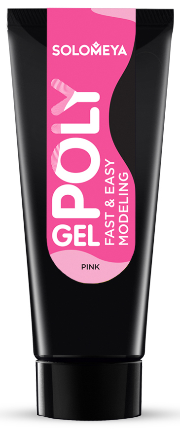 

SOLOMEYA Поли-гель розовый для моделирования ногтей PG03 / Polygel Fast & Easy Modeling Pink 30 мл