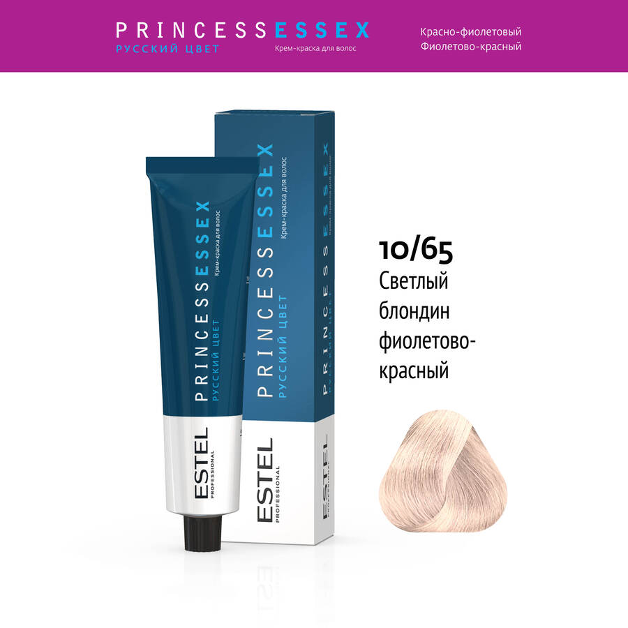 ESTEL PROFESSIONAL 10/65 краска для волос, светлый блондин розовый (жемчуг)  / ESSEX Princess 60 мл купить в интернет-магазине косметики