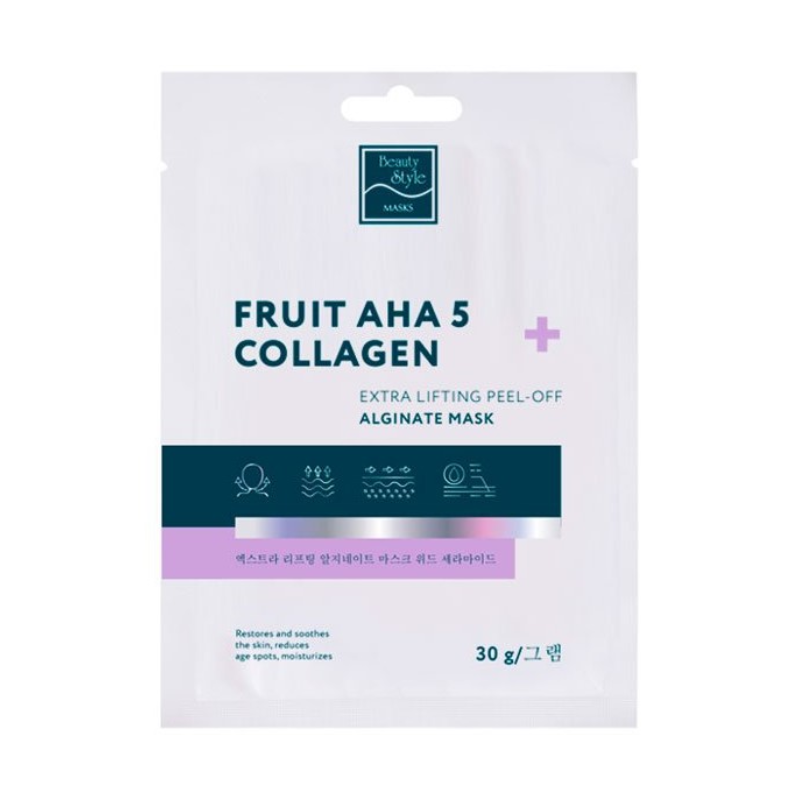 

BEAUTY STYLE Маска-лифтинг альгинатная / Fruit AHA 5 + Collagen Beauty Stylе 30 гр