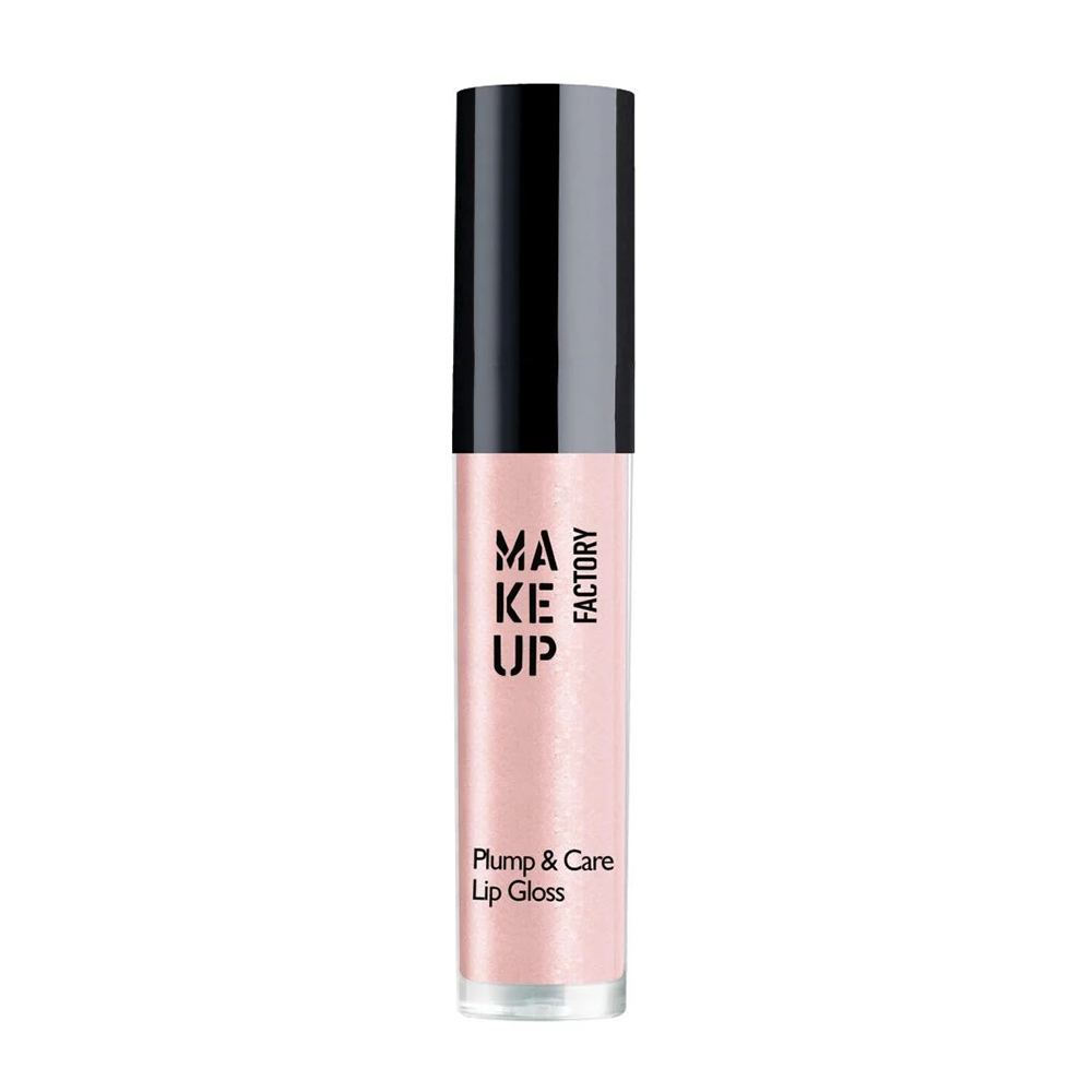 MAKE UP FACTORY Блеск для губ, 10 сладкий сироп / Plump & Care Gloss 4 мл