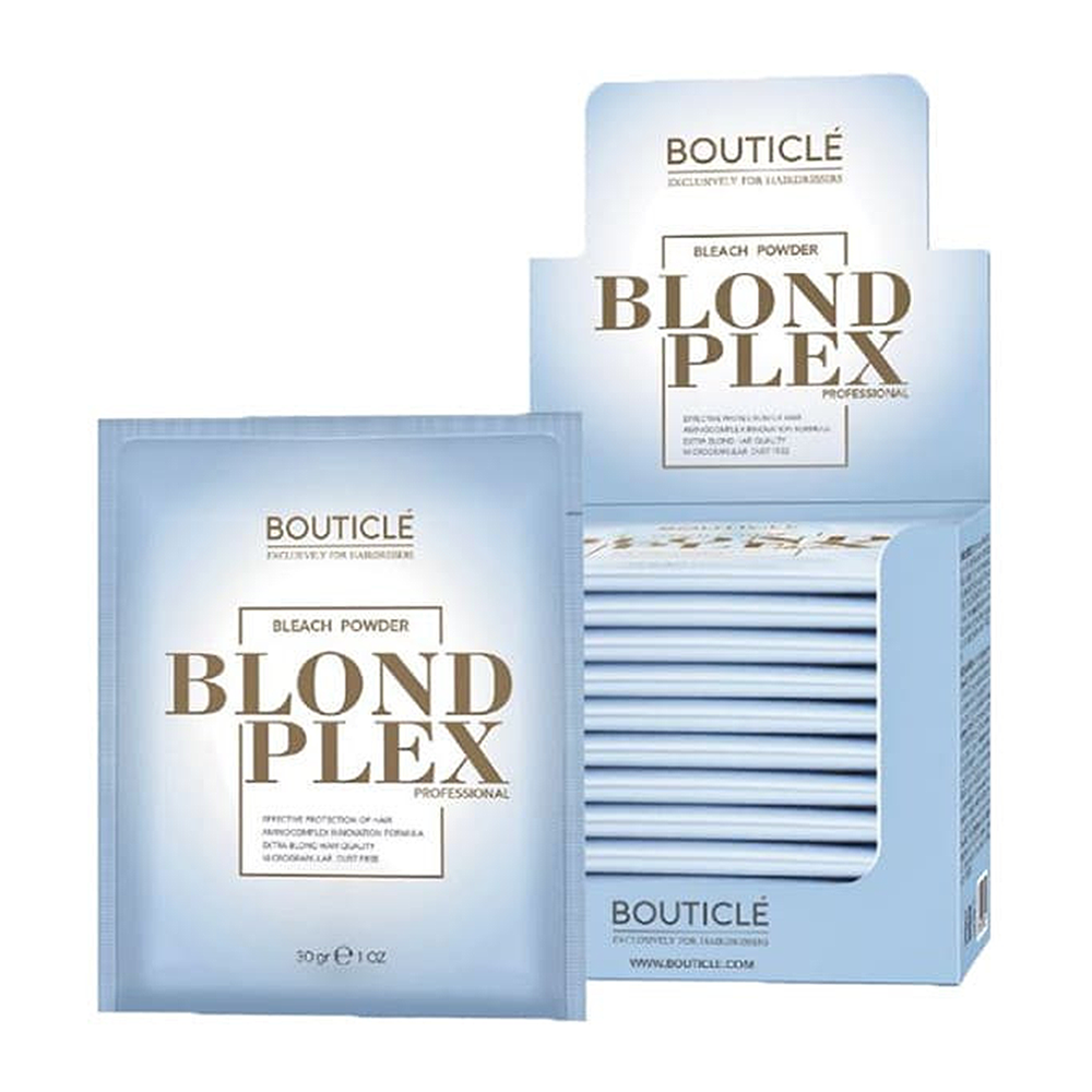 

BOUTICLE Порошок обесцвечивающий с аминокомплексом / Blond Plex Powder Bleach 12*30 г