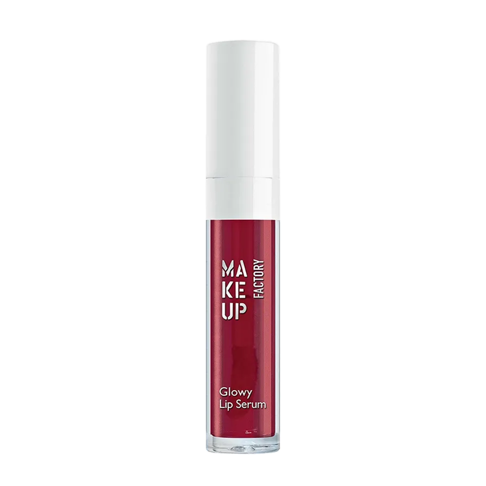 MAKE UP FACTORY Блеск-масло для губ, 45 леди вишенка / Glowy Lip Serum 4,5 мл